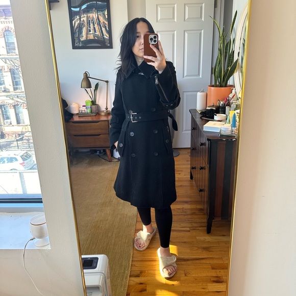 Andrew Marc • Tailored double breasted long coat - Picture 1 of 16